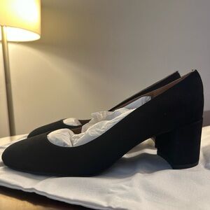 Margaux Classic Black Block Heels